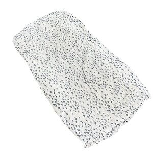 Pottery Barn Kids White & Blue Whale crib Sheet 100% organic cotton